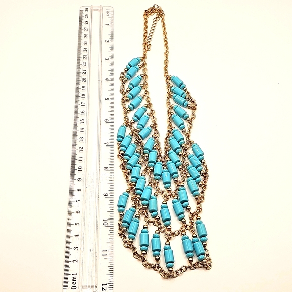 Charming Charlie & Blue Bib Necklace Set - Picture 4 of 6